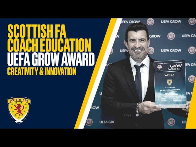 Scottish FA Coach Education | UEFA Grow Award | Creativity & Innovation